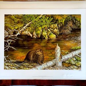 Christine Marshall limited edition lithograph.